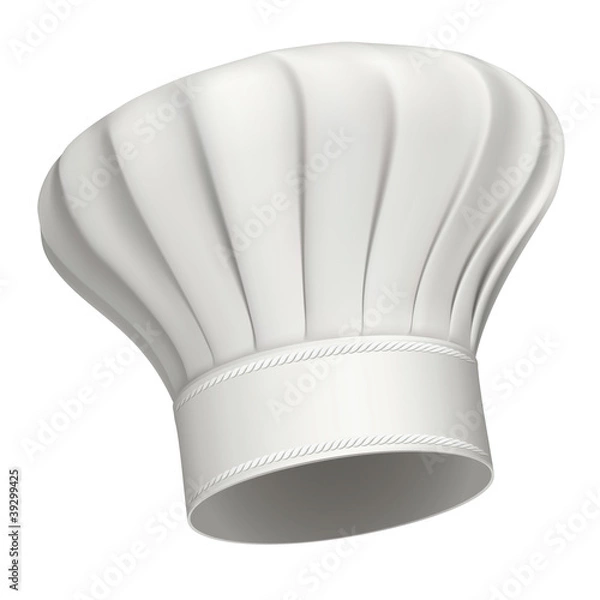 Obraz Chef hat vector icon isolated