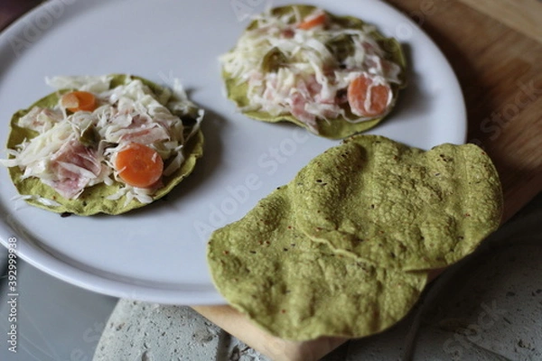 Obraz Tostadas de nopal
