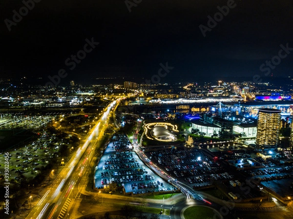 Obraz Wolfsburg bei Nacht