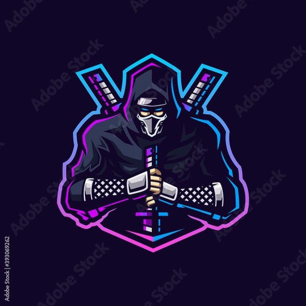 Obraz Ninja Mascot Logo