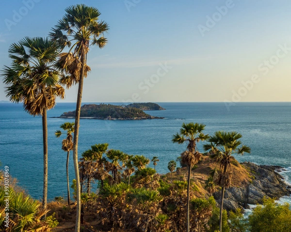Obraz view point mountain in sunsets colours