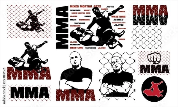 Obraz MMA T-SHIRT