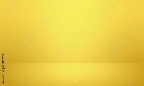 Obraz Gold, yellow empty room studio gradient used for background and display your product.