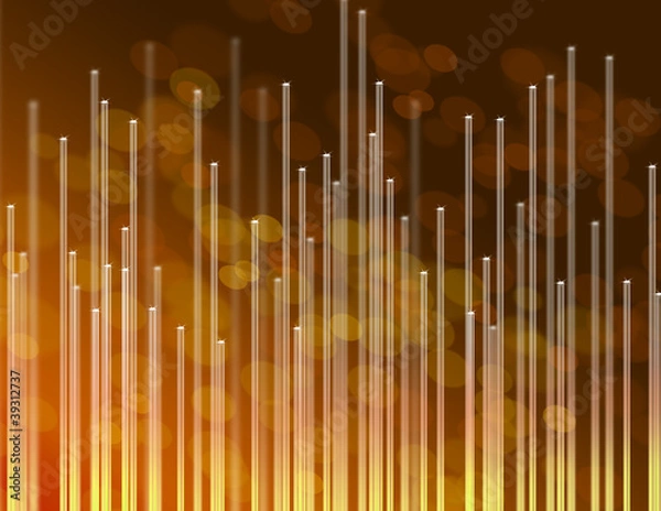 Obraz Golden telecommunications background.