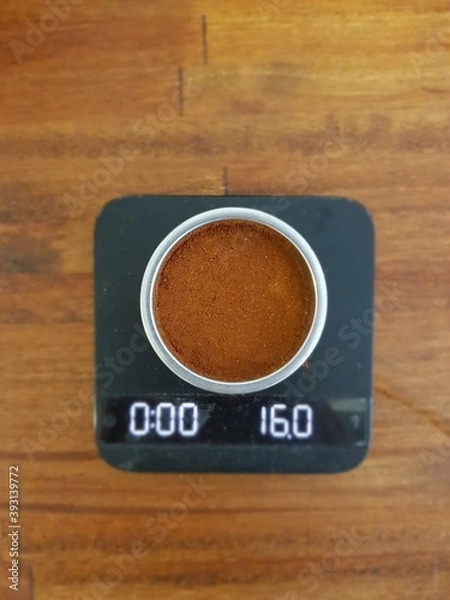 Fototapeta espresso preparation