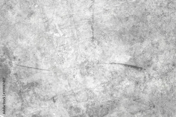 Fototapeta Old wall texture cement dirty gray with black  background abstract grey and silver color design are light with white background.