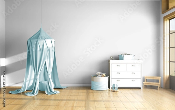 Fototapeta Pink baby room