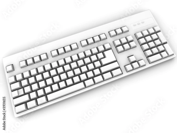 Fototapeta Keyboard. 3d