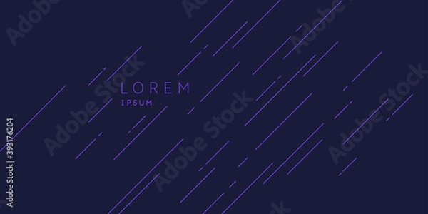 Fototapeta Abstract geometric background. The poster with the flat figures.