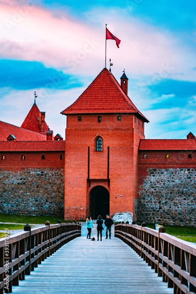 Obraz old castle tower