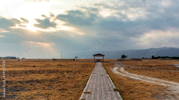 Obraz road to pergola