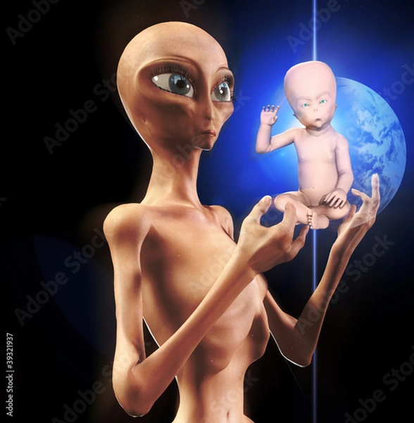 Obraz The Star Child Is Born