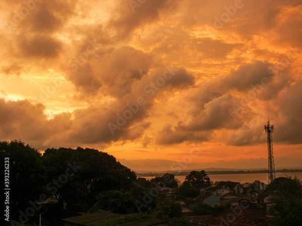 Obraz sunset in the clouds