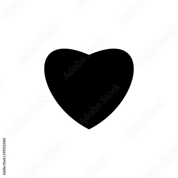 Fototapeta Love icon vector. Heart icon vector. Like icon vector