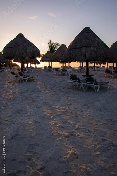 Obraz sunset on the beach