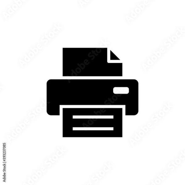 Fototapeta Print icon vector. printer icon vector