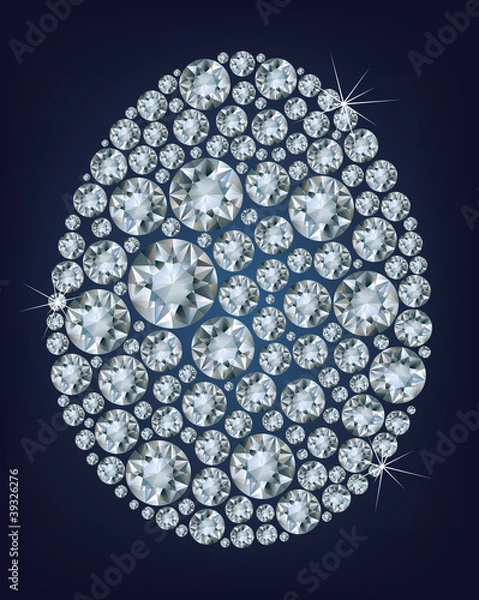 Obraz Easter diamond egg