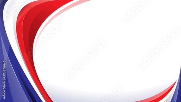 Fototapeta abstract red white blue background