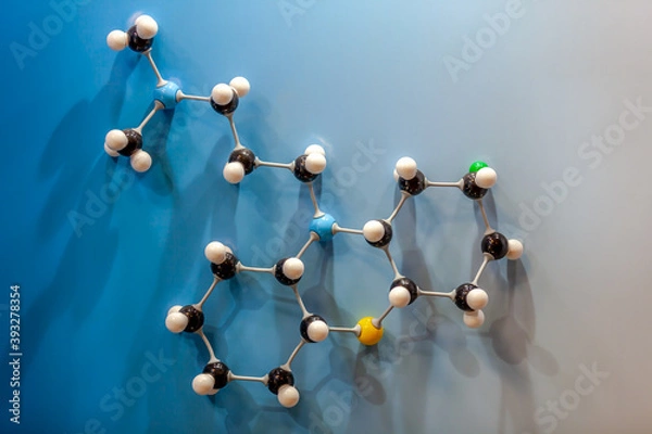 Obraz Molecule model