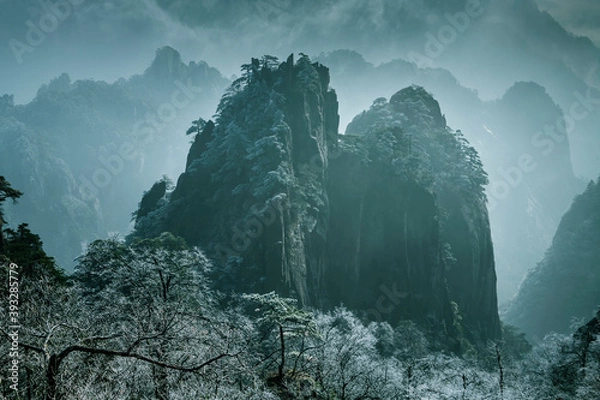 Obraz 中国安徽黄山市黄山风景区