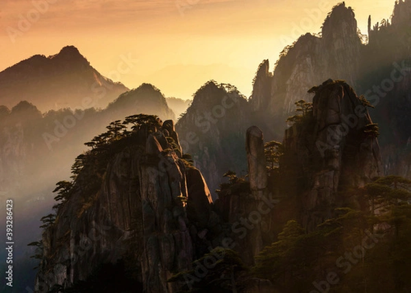 Obraz 中国安徽黄山市黄山风景区