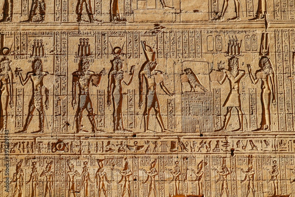 Obraz ancient egyptian carving