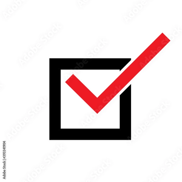 Fototapeta check box icon vector