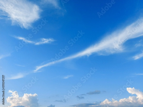 Obraz blue sky with clouds