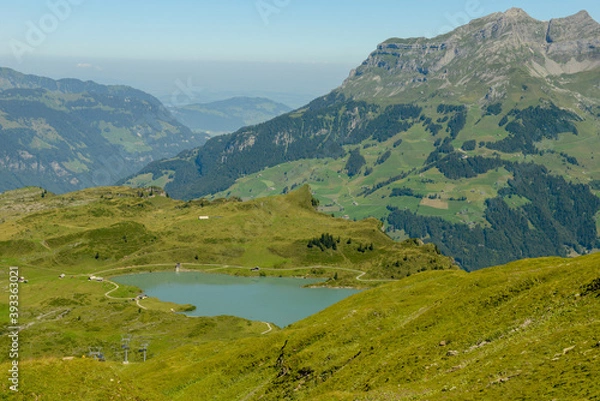 Obraz Mountain landscape over Engelberg in the Swiss alps