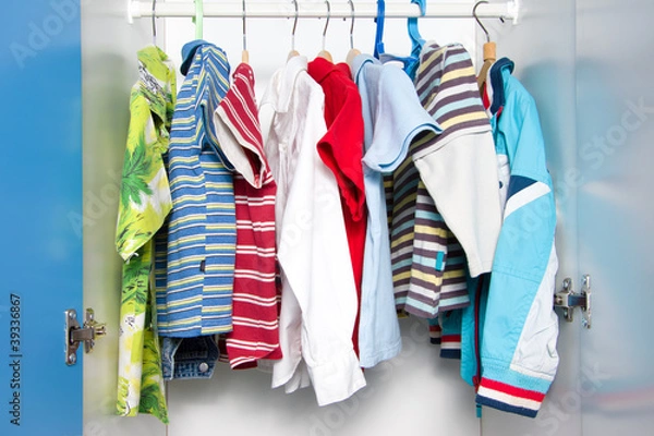 Obraz wardrobe with children clothes