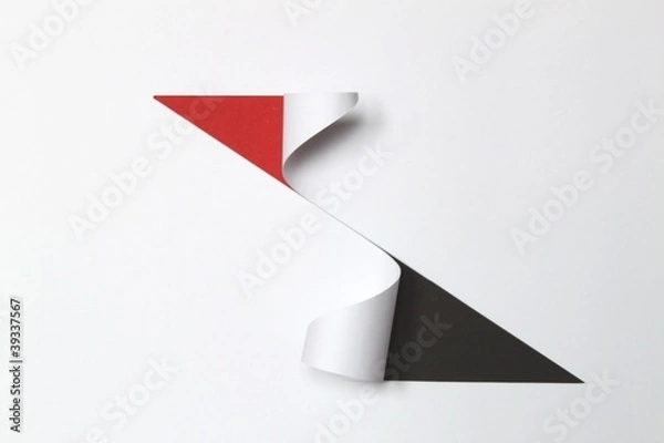 Obraz zerschnittenes Papier