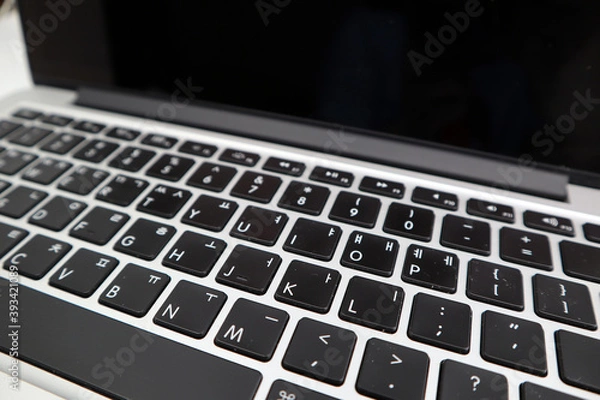 Obraz 사용하기 좋게 정리된 검정색 키보드