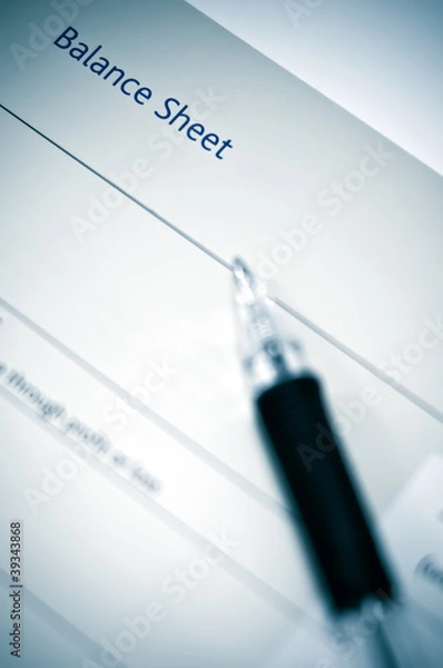 Obraz Balance Sheet