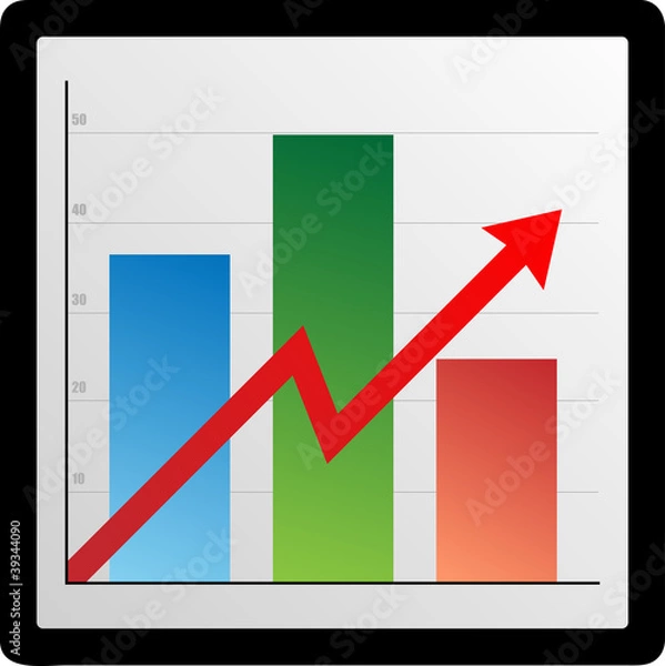 Obraz Icone Statistiques