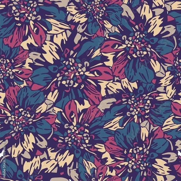 Obraz floral seamless texture