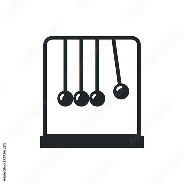 Obraz pendulum science icon vector illustration