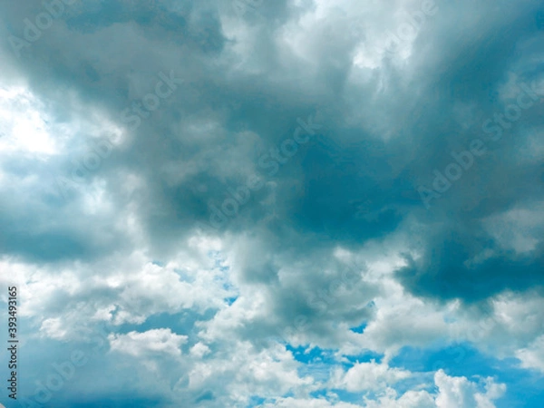 Obraz blue sky with clouds