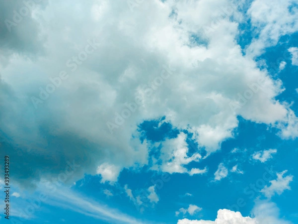 Obraz blue sky with clouds