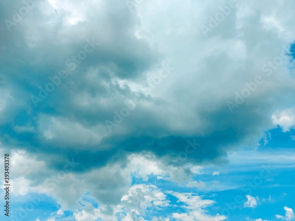 Obraz blue sky with clouds