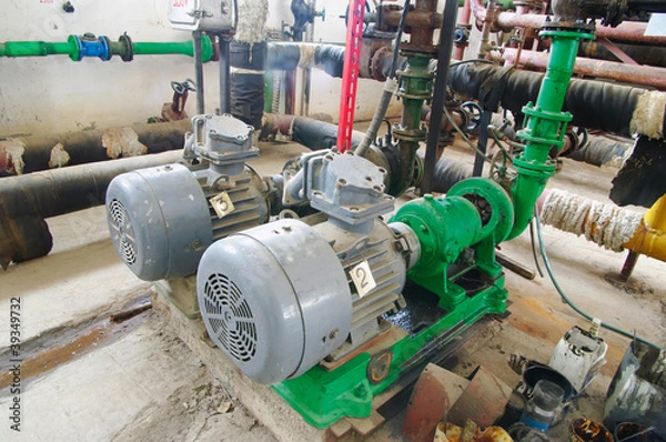 Obraz Water pumping station,