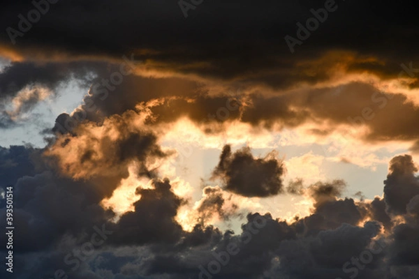 Obraz fire in the clouds