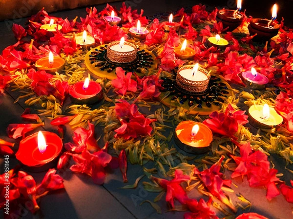 Obraz diwali lights india