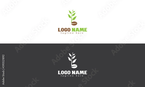 Obraz coffee tree logo