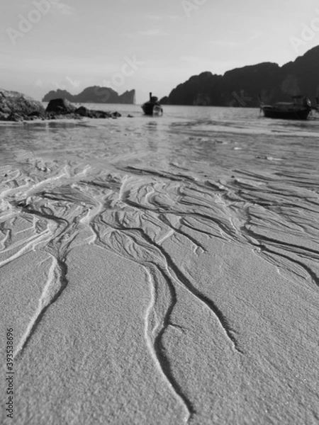 Obraz sand beach and sea