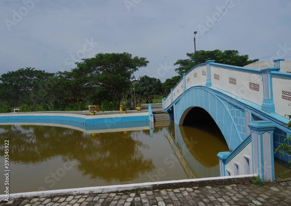 Obraz Beautiful view of Kisaran city forest park, North Sumatera, Indonesia