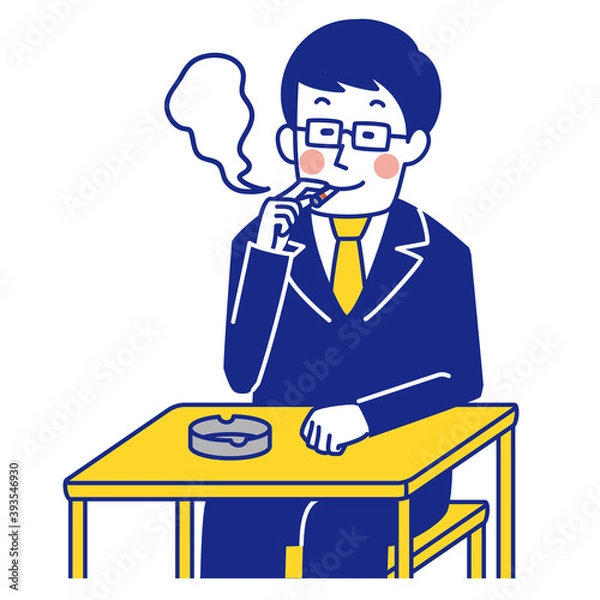 Fototapeta 喫煙者