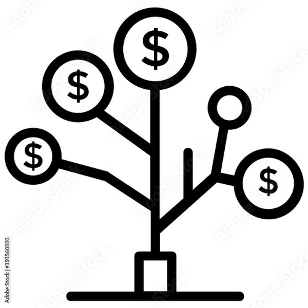 Fototapeta Financial  data visualization