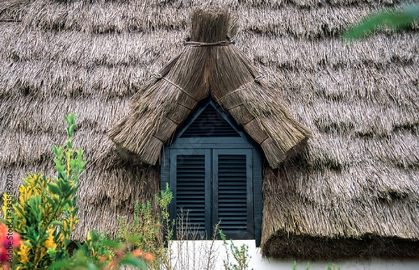 Obraz Santana, thatched houses in Madeira