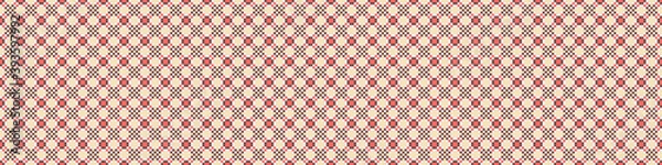 Fototapeta Abstract Cross Pattern Dots Logo generative computational art illustration