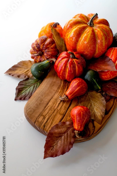 Obraz Fall Pumpkins and Gourds